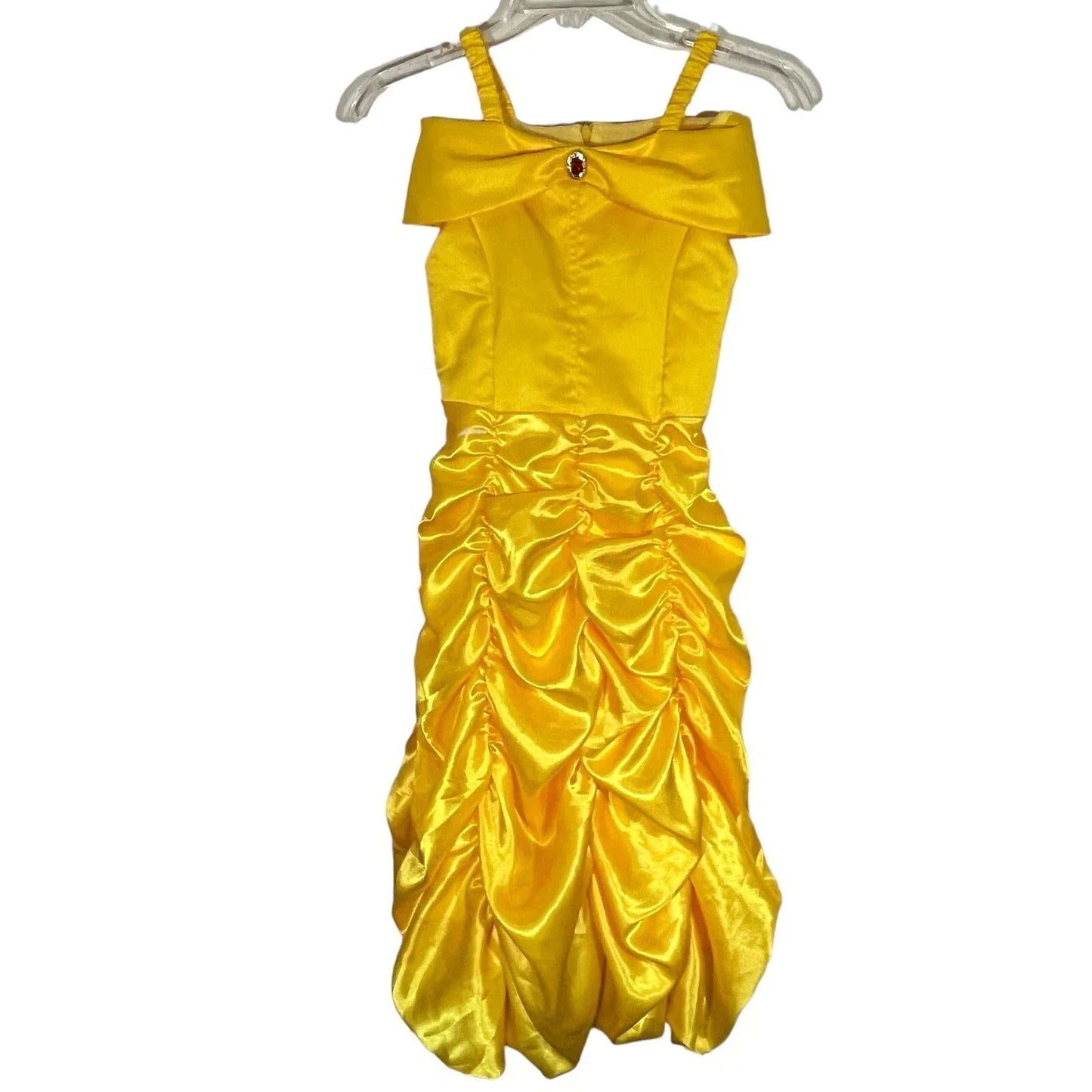 DBOW Beauty Beast Yellow Princess Belle Girl Dress Size M - Gomix Brands Outlet