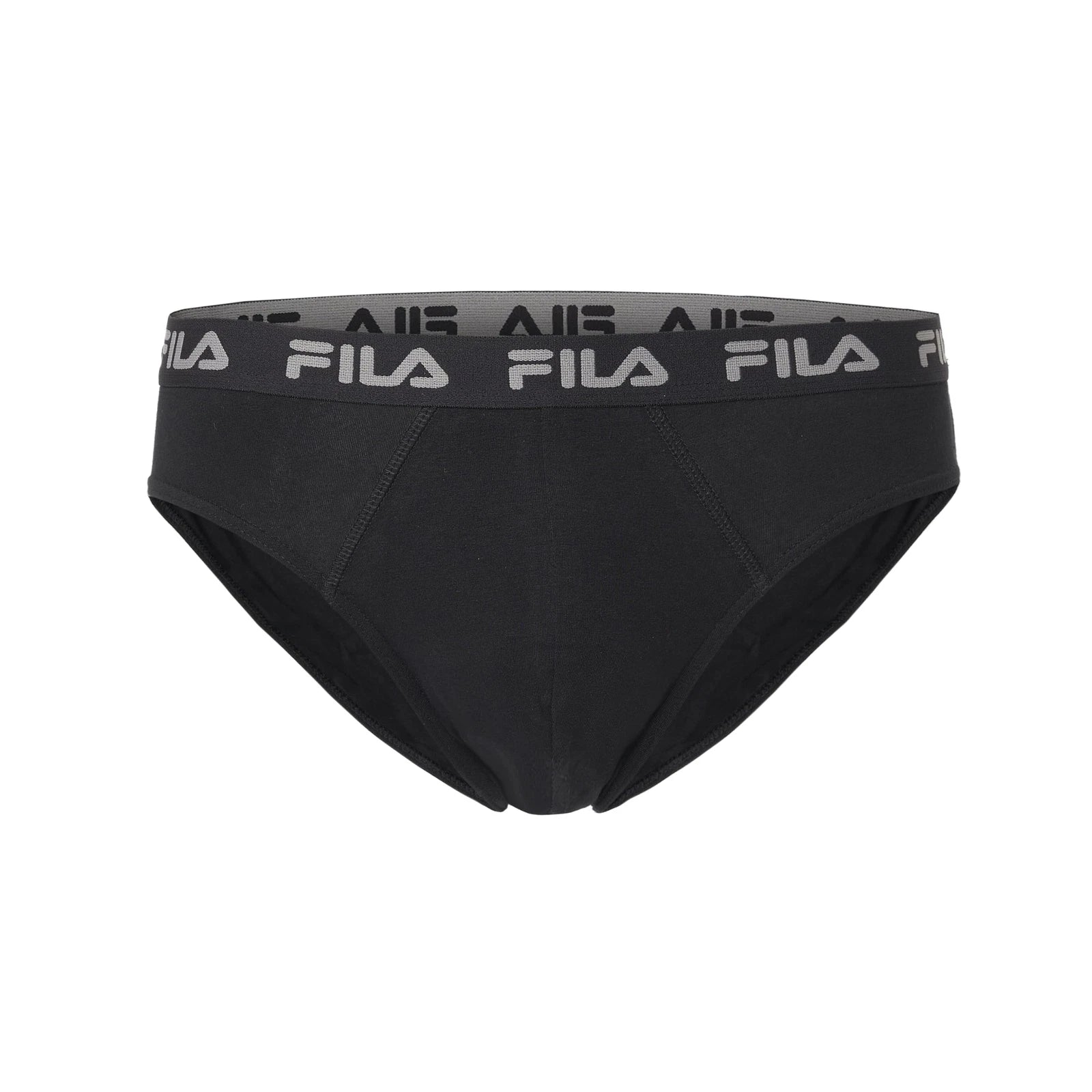 FILA Men's Black XL Cotton‑Elastane Slip Underwear – Sport Style