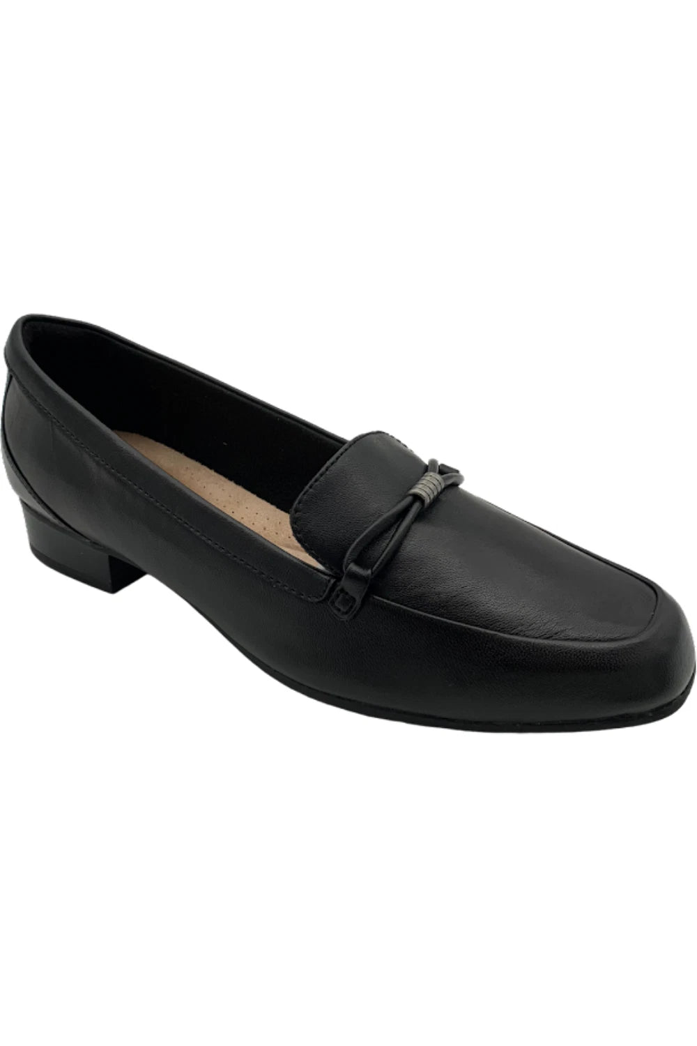 Clarks Collection Leather Slip-On Loafer Juliet Shine Black