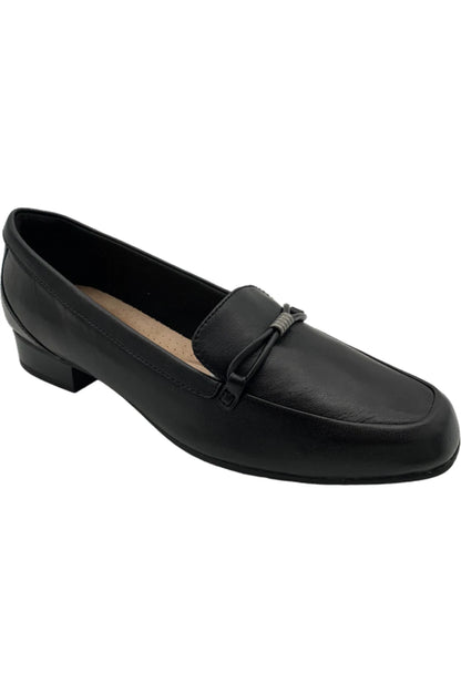 Clarks Collection Leather Slip-On Loafer Juliet Shine Black