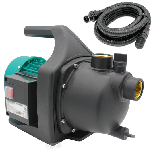 Ferrex garden pump 600W water pump 3.5bar 3000l/h pump including suction hose