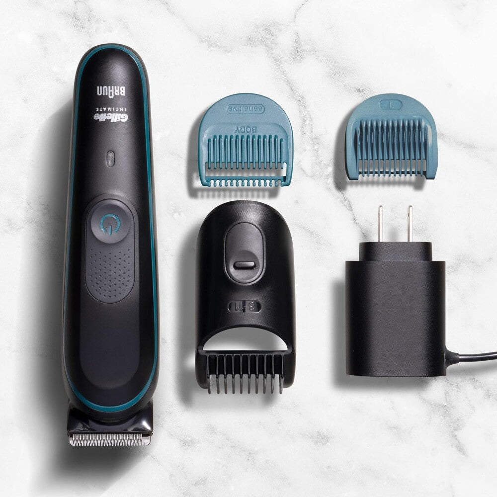 Gillette Intimate i5 Precision Trimmer Black/Blue Washable Waterproof
