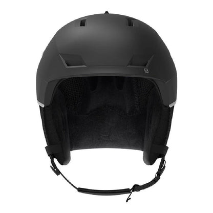 Salomon Pioneer LT Ski Helmet: Black Unisex Adult Medium for Snow Adventures