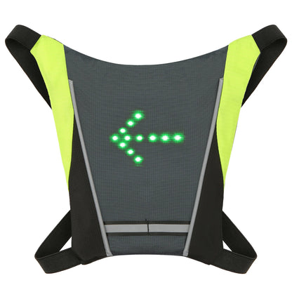 USB Rechargeable Bike Turn Signal Reflective Attachment F4I6