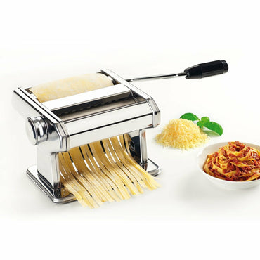 Metaltex 3‑In‑1 Stainless Steel Pasta Maker with Tabletop Clamp