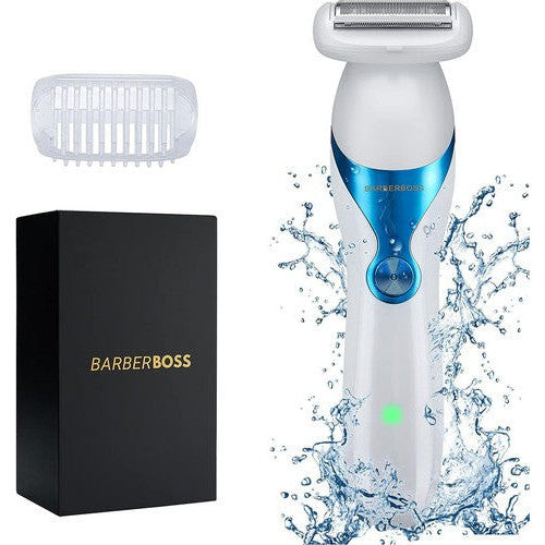 BarberBoss Cordless Women's Electric Shaver for Smooth Body Care
