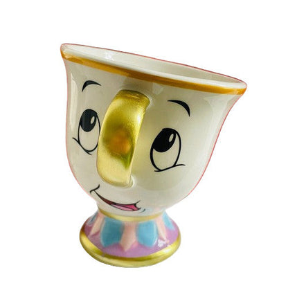 Primark Disney Beauty and the Beast Ceramic Chip Mug White