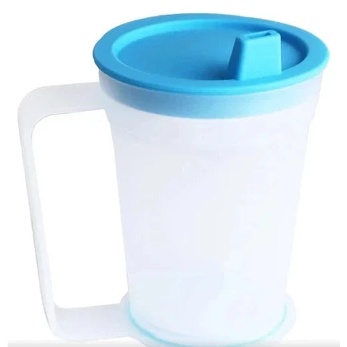 Pepe Lightweight Spill‑Proof Portable Tumbler with Side Handle