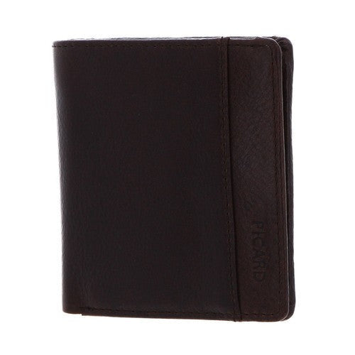 PICARD Buddy 1 Slim Buffalo Leather Wallet – Dark Café Brown