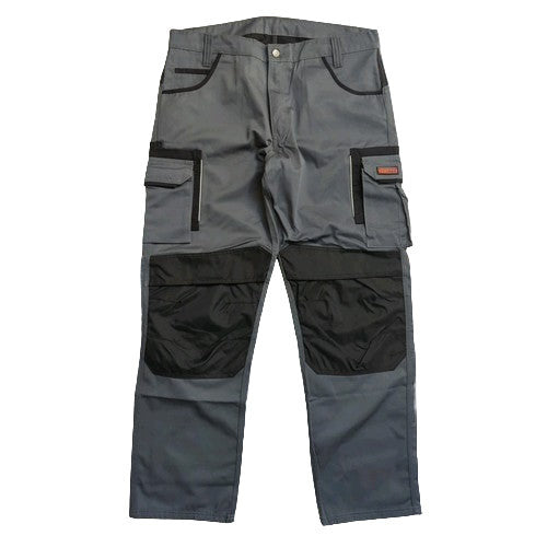 Wright Fits Olympian Pro Cargo Work Trousers Grey Durable Comfort
