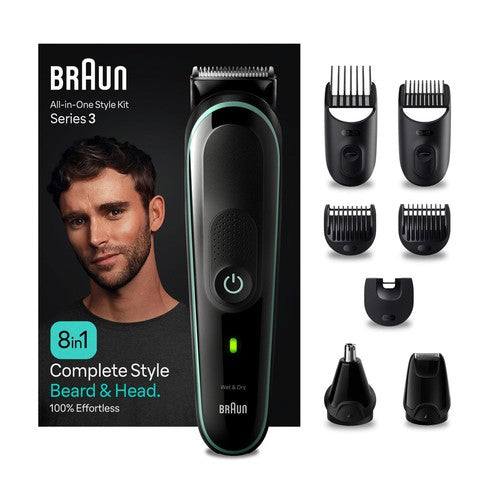 Braun Series 3 MGK3441 All-In-One Styling Set Hair Clipper Beard Trimmer