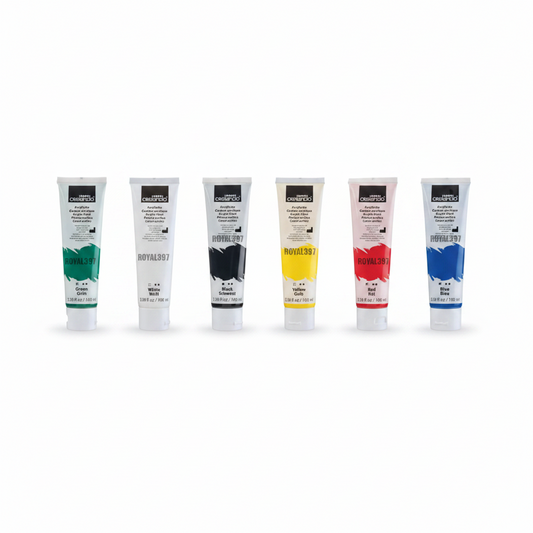 Crelando Acrylic Paint Set 6 Tubes 100ml