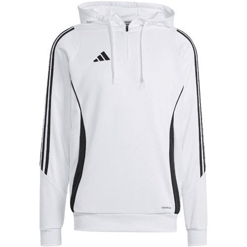 Adidas Tiro 24 White Training Hoodie for Men – Lightweight Performance