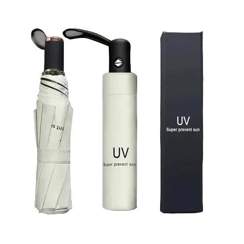 Compact Automatic Mini Umbrella with UV Protection and Windproof Design