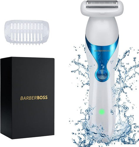 BarberBoss Cordless Women's Electric Shaver for Smooth Body Care