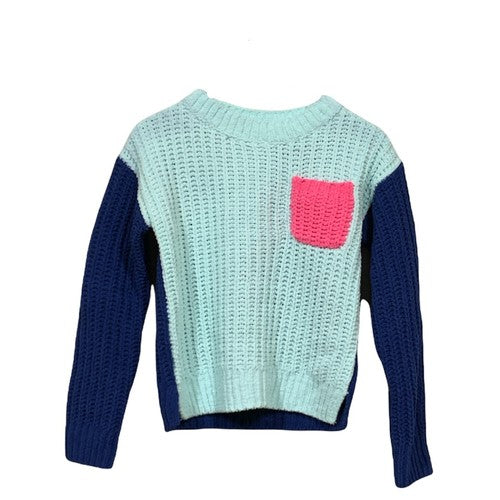 Okie Dokie Girls Soft Cable Knit Long Sleeve Sweater 2T