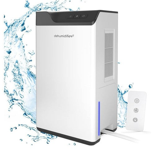 Dehumidline Compact Quiet 2000ml DryBox Dehumidifier for Home