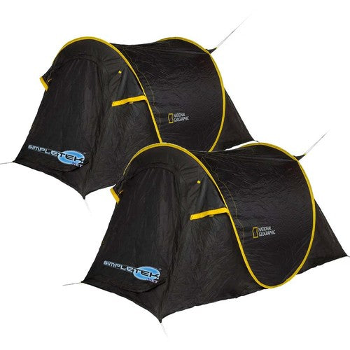 National Geographic 2-Person Igloo Pop-up Camping Tent - 2 Pack