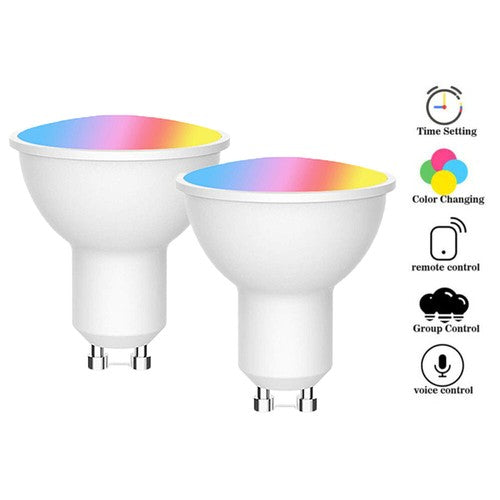 Smart GU10 LED Dimmable Light Bulb WiFi Control for Alexa Google Home