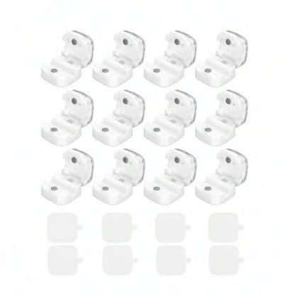10 PCS Magnetic Cable Clips White Self-Adhesive Organizer for Home Office - Gomix Brands Outlet