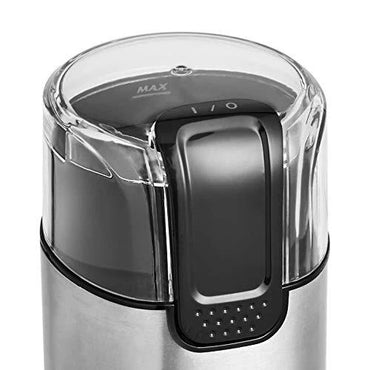 Amazon Basics Stainless Steel Electric Coffee Grinder with Adjustable Settings