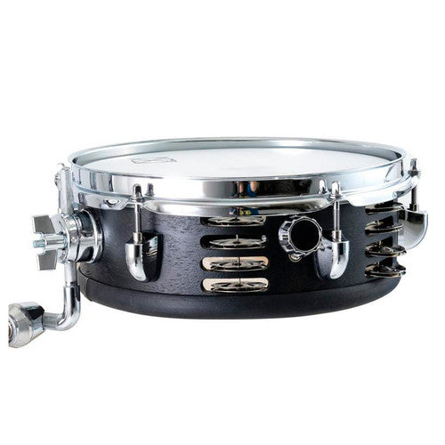Dixon Little Roomer 3.5x10" Snare Drum w/ Jingles - Black Coal