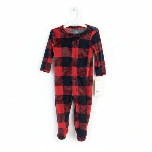 Cat & Jack Red Baby Girls Long Sleeve Check Shirt