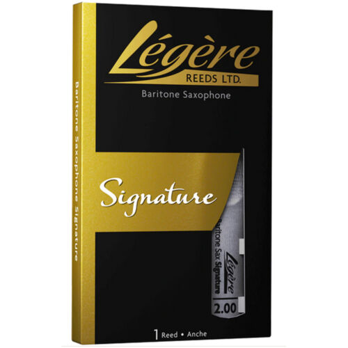 Legere Signature Baritone Saxophone Reed Strength 2.00 Versatile Synthetic