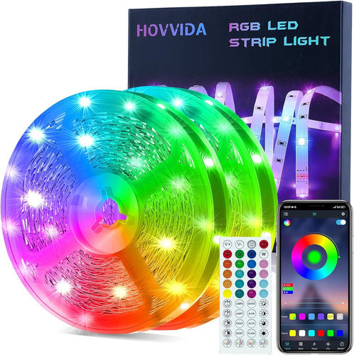 HOVVIDA 20M RGB LED Strip Lights 30 LEDs per Meter