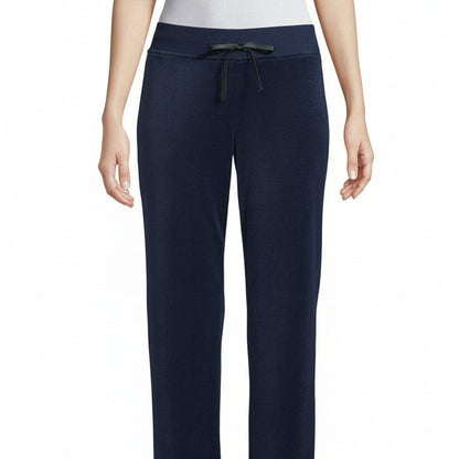 St. John's Bay Active Velour Women's Sweatpants Mid Rise Straight
