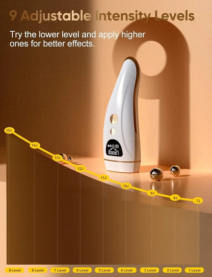 IPL Hair Removal Device with Freezing Function 9 Energy Levels