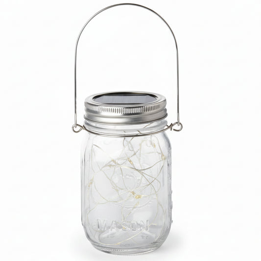 MANSON Jar Solar Fairy Lights Lid Jar