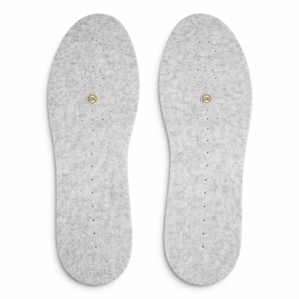 Knixmax Lambskin Warm Woolen Insoles for Winter Shoes