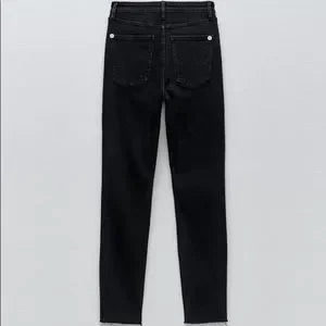 Zara ZW Women's High-Rise Slim Fit Skinny Leg Power Stretch Jeans