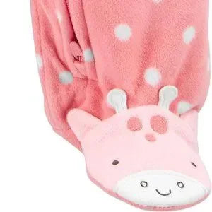 Simple Joys Carter's Baby Fleece Sleep & Play 2-Pack, Animal & Dot Prints