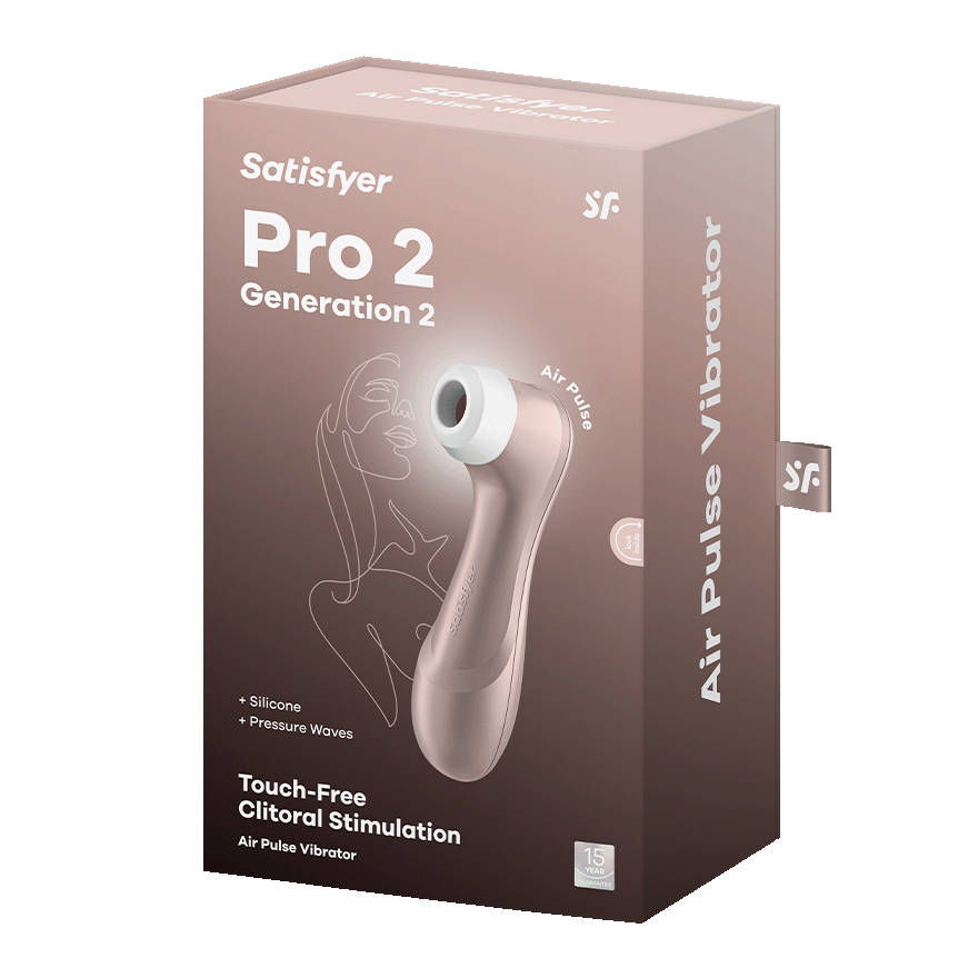Satisfyer Pro 2 Generation 2 Air Pulse Clitoral Vibrator - 11 Intensities, Waterproof