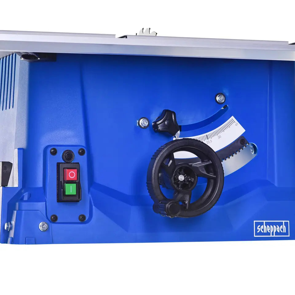 Scheppach HS100S 2000W Precision Table Saw 25cm Blade Woodworking Power Tool