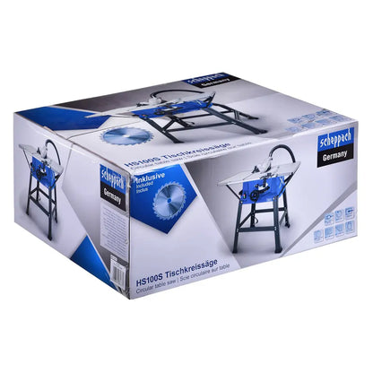 Scheppach HS100S 2000W Precision Table Saw 25cm Blade Woodworking Power Tool