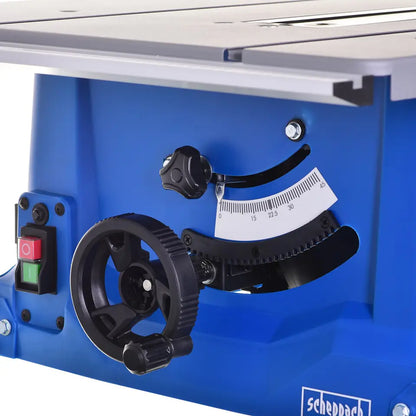 Scheppach HS100S 2000W Precision Table Saw 25cm Blade Woodworking Power Tool