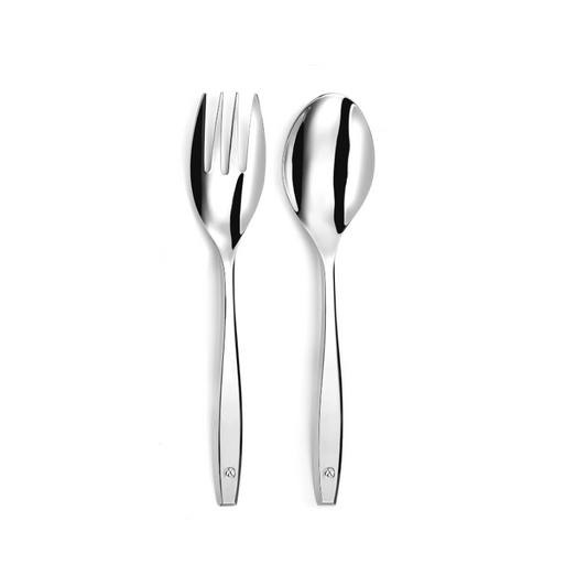 Lou Laguiole Figurine Mirror Stainless Steel Serving Cutlery Set.