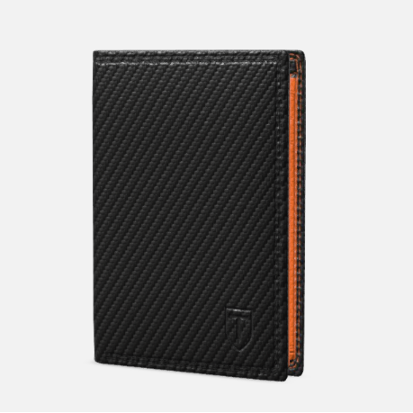 TEEHON RFID Blocking Carbon Fiber Trifold Men's Wallet