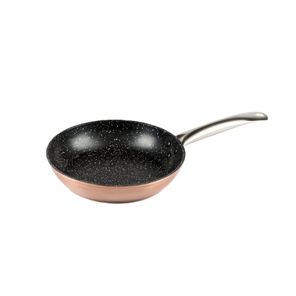 Copper Series Forged Aluminum Stone-Effect Nonstick Frying Pan for Induction