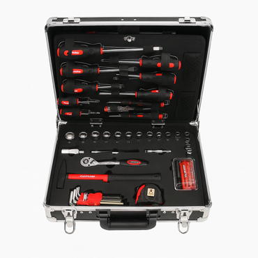Craftzone Aluminum Tool Kit Case with 103 pcs