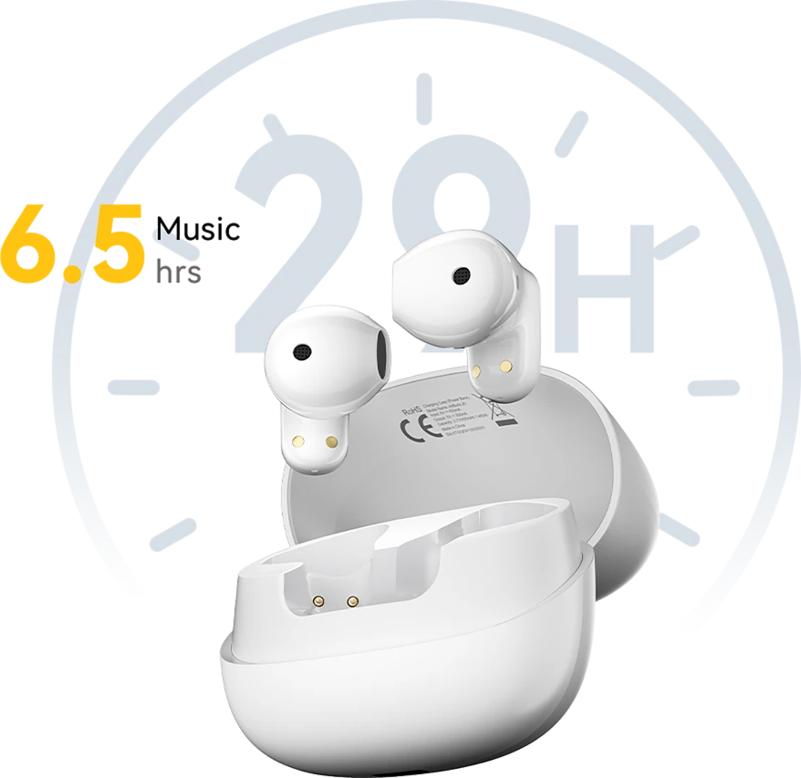 Blackview AirBuds 20: Lightweight IPX7 Half-In-Ear Wireless Earbuds with Long Battery Life