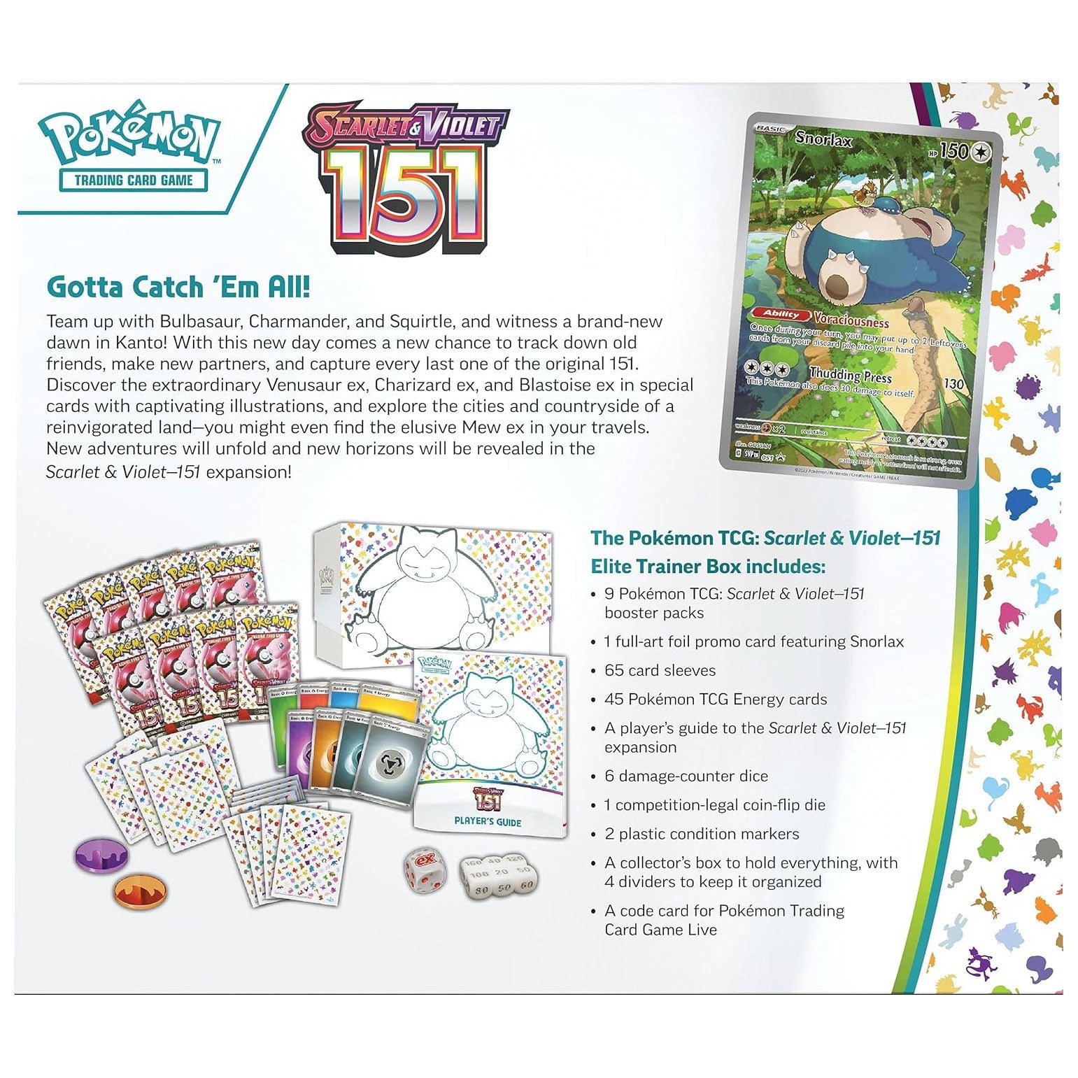Scarlet & Violet 151 Elite Trainer Box – English Pokémon Expansion