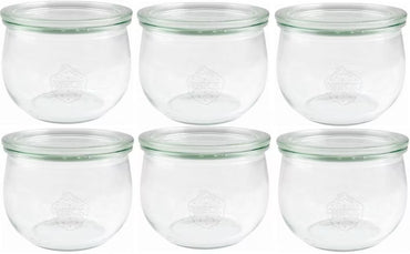 Weck Tulip Jar RR100 with Lid 0.58L Preserving Jar