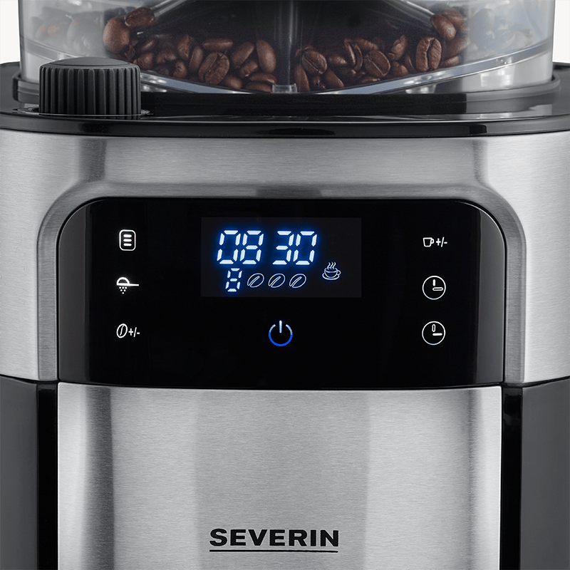 SEVERIN KA 4814 Filter Coffee Maker with Grinder 1.25L