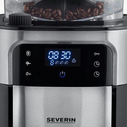 SEVERIN KA 4814 Filter Coffee Maker with Grinder 1.25L