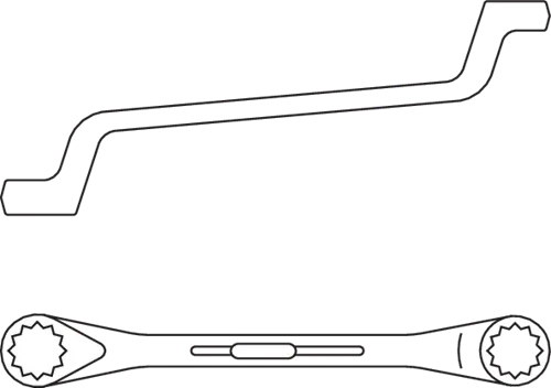 Gedore UD-Profile Double Ended Ring Spanner - Durable Vanadium Steel - Gomix Brands Outlet