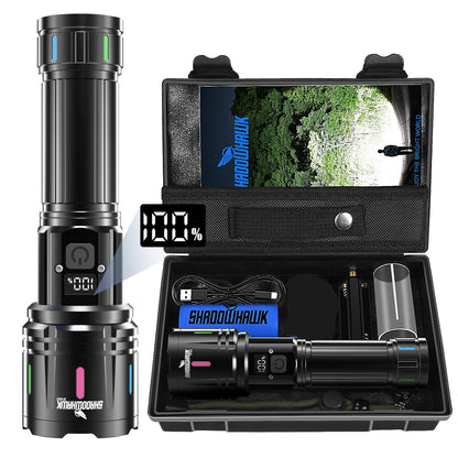 Shadowhawk S1007 Rechargeable LED Flashlight 20000 Lumen